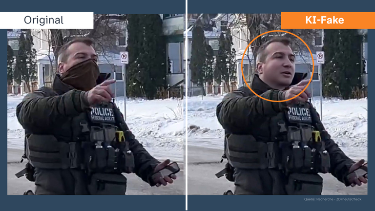 KI-Fake des ICE-Agents aus Minneapolis