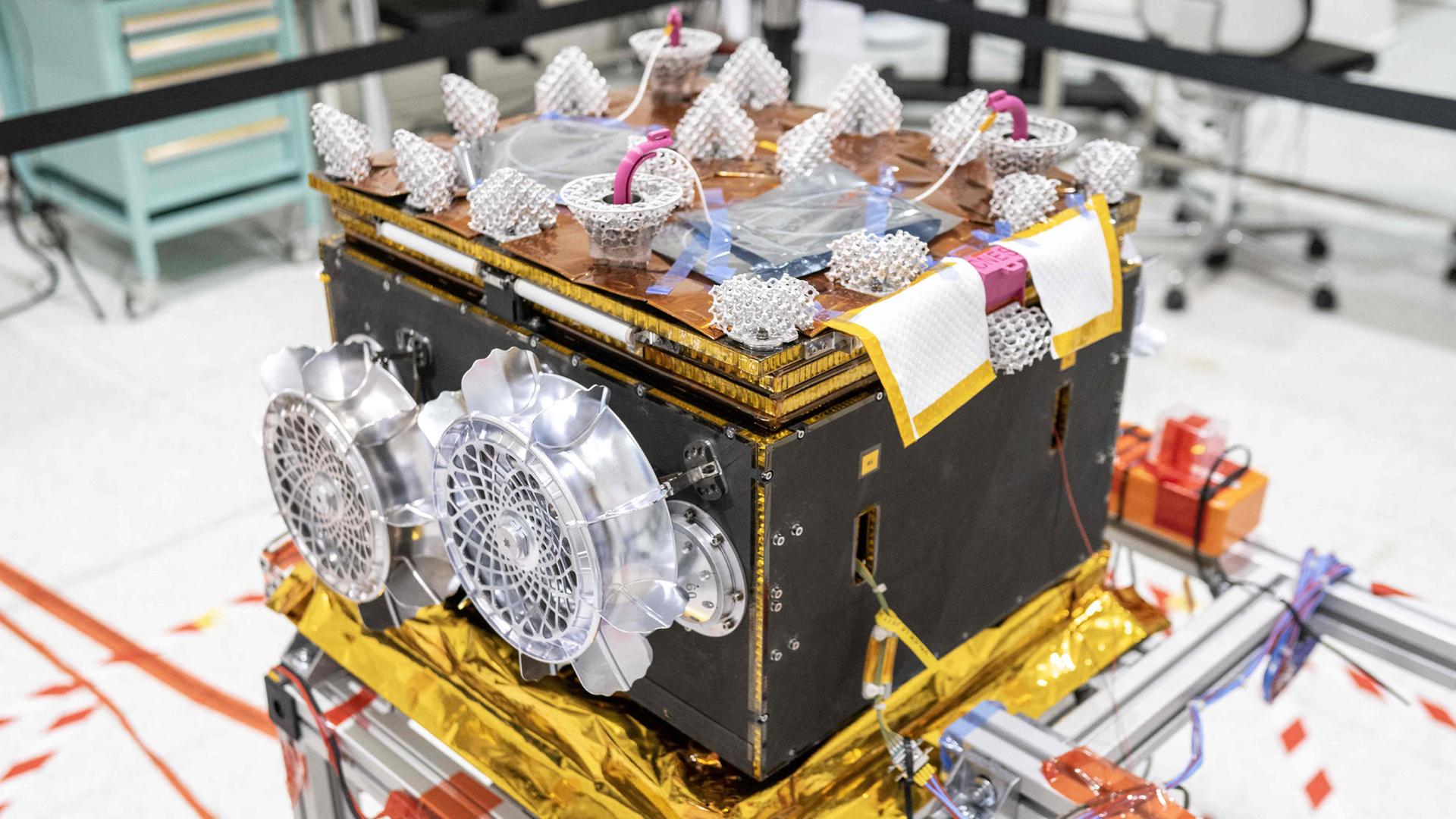 Idefix-Rover während seiner Präsentation am französischen Nationalen Zentrum für Weltraumstudien in Toulouse. (07.09.2023)