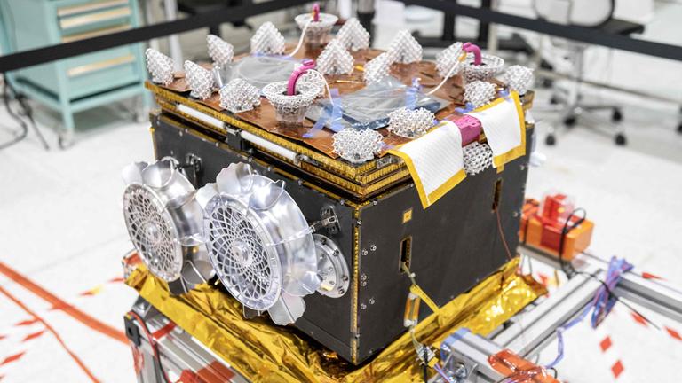 IDEFIX-Rover während seiner Präsentation am französischen Nationalen Zentrum für Weltraumstudien in Toulouse. (07.09.2023)