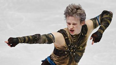 Ilia Malinin während der Eiskunstlauf-WM in Prag am 26.03.2026.