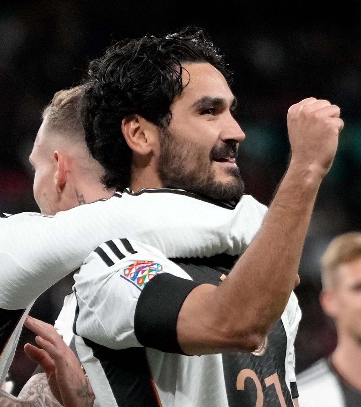Ilkay Gündogan während des Nations League-Spiels England - Deutschland 2022.