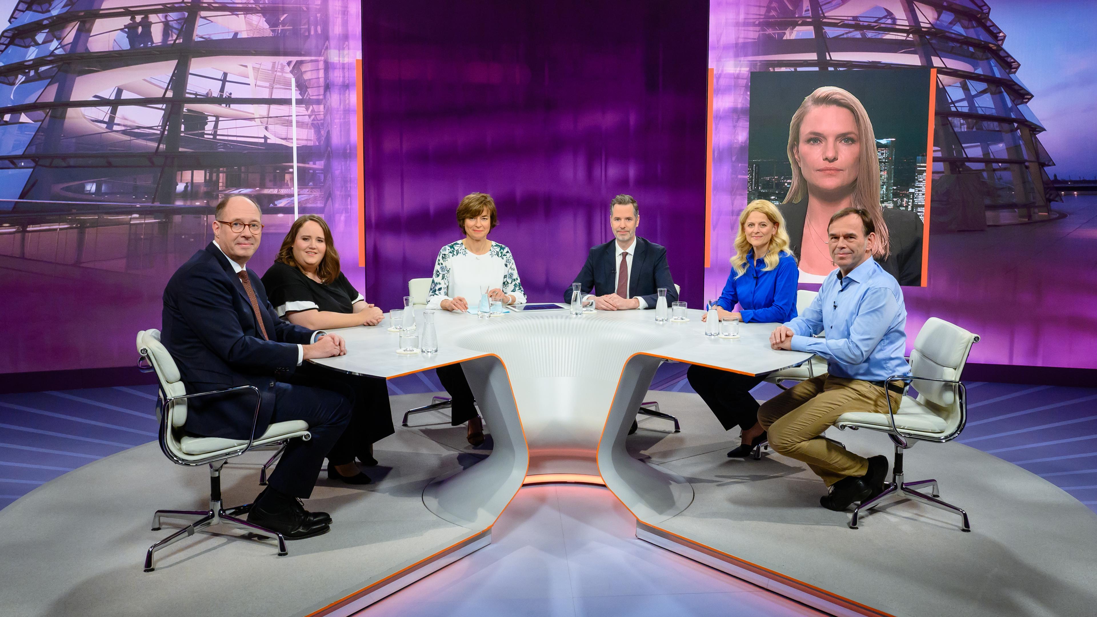 Die illner-Gesprächsrunde vom 14. Dezember.