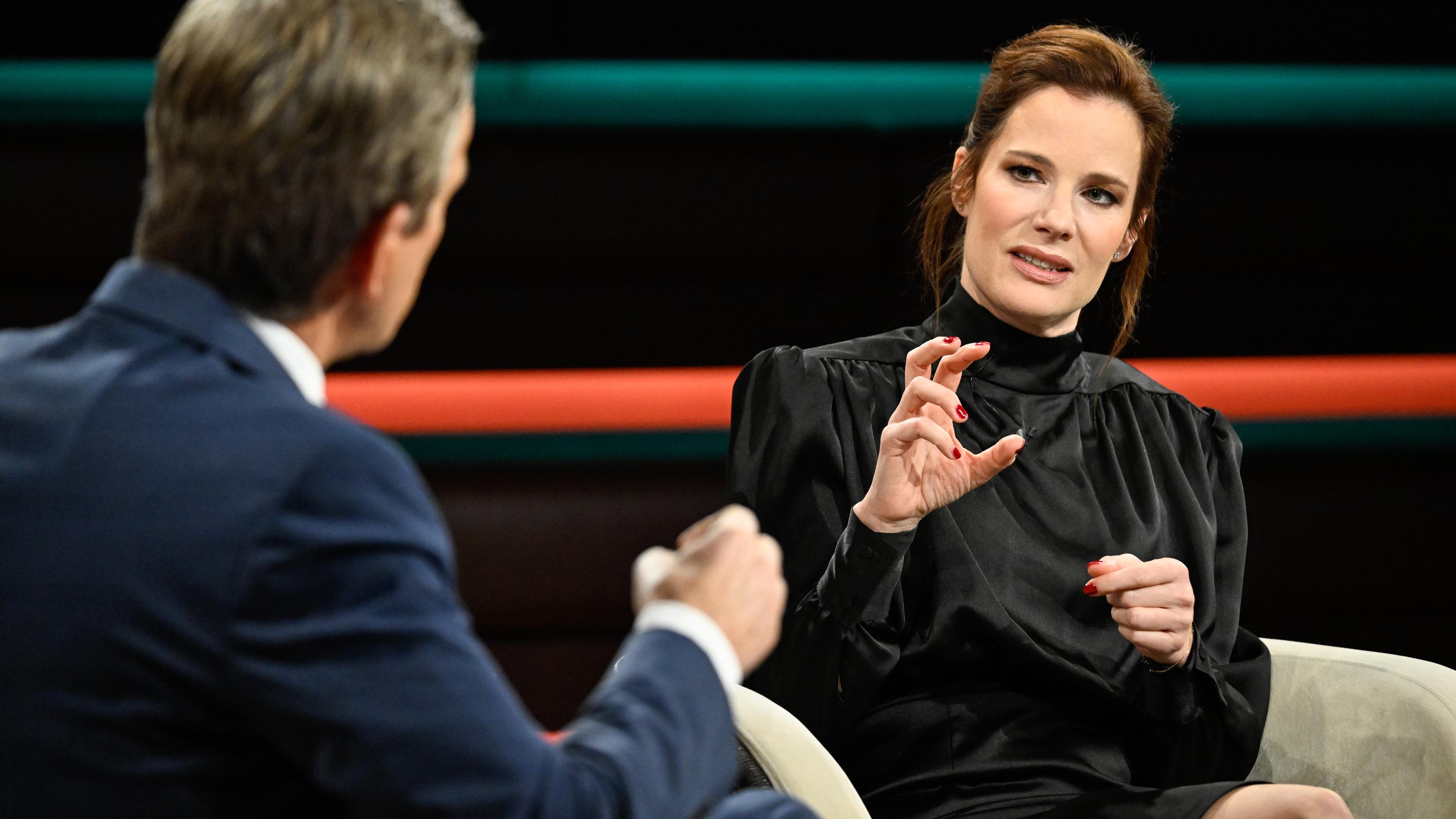 Sicherheitsexpertin Florence Gaub zu Gast in der Sendung von Markus Lanz.