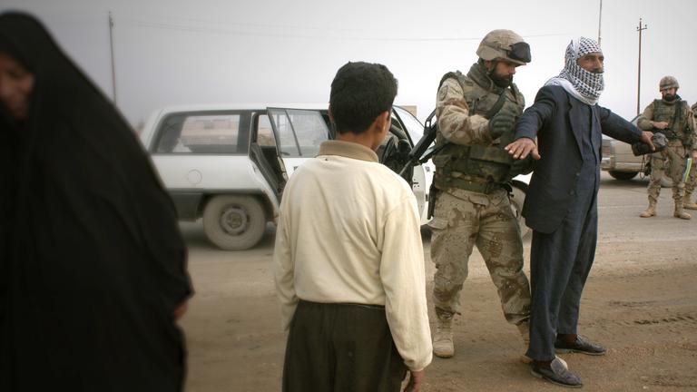Personenkontrolle im Irak