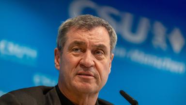 Söder unter Druck: Pressekonferenz nach CSU-Vorstand