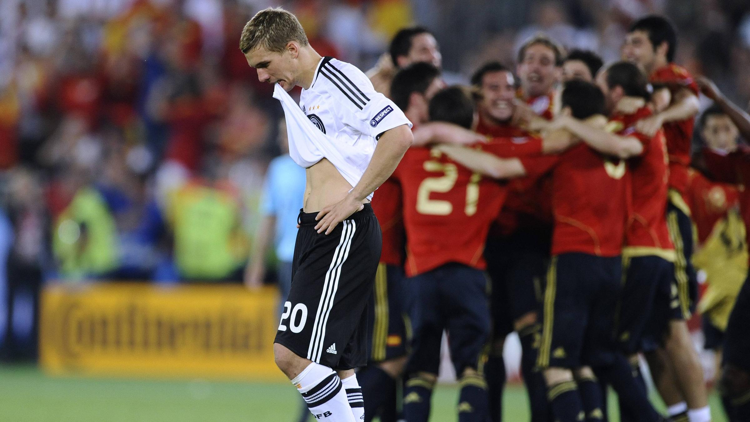 Lukas Podolski bei der EM 2008