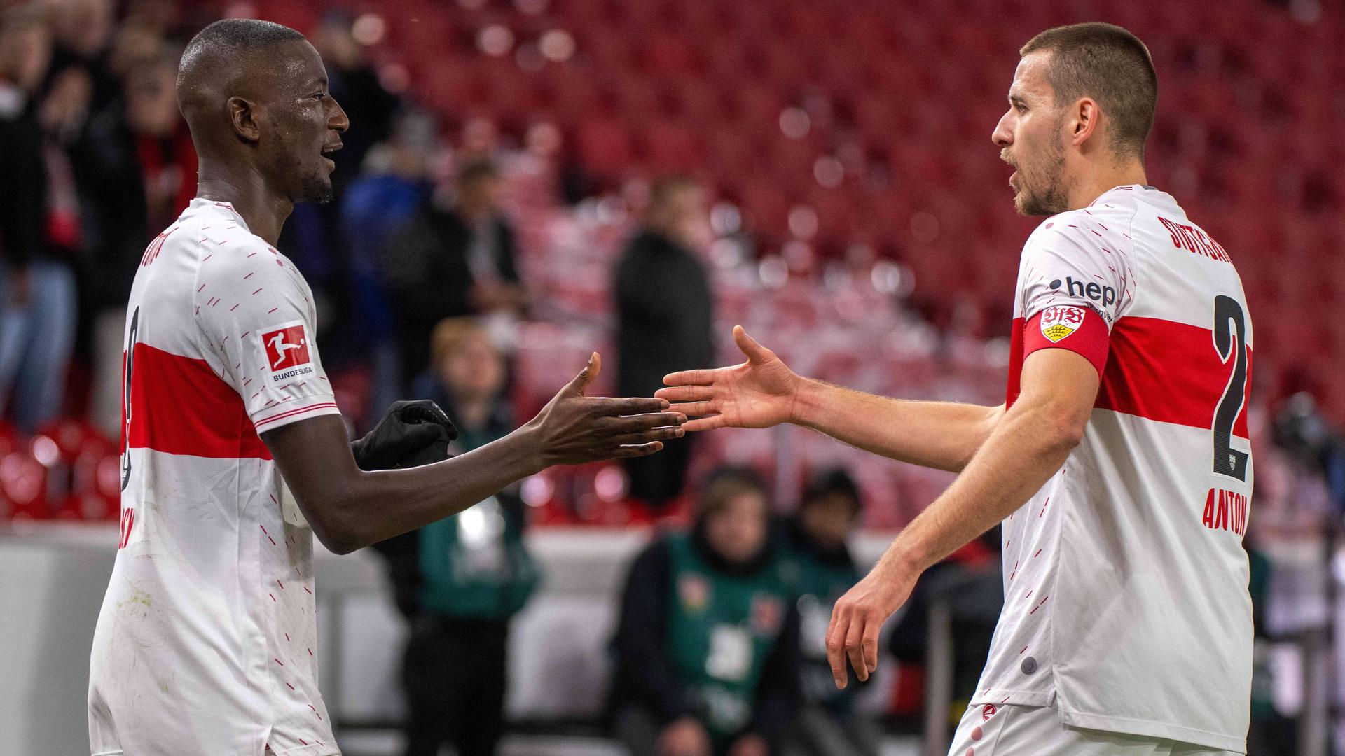 Serhou Guirassy und Waldemar Anton