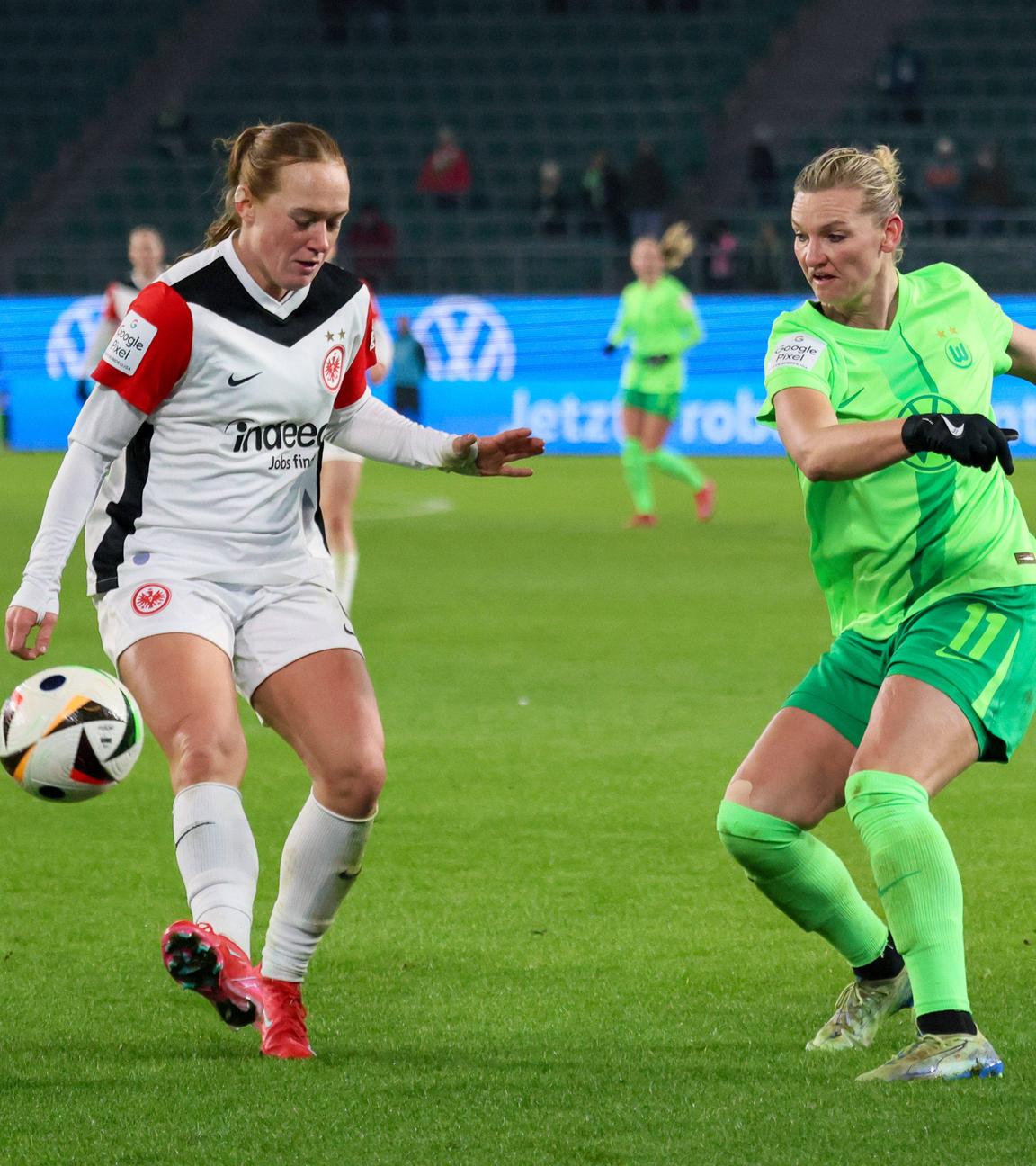 Frauenfußball: Wolfsburg - Frankfurt
