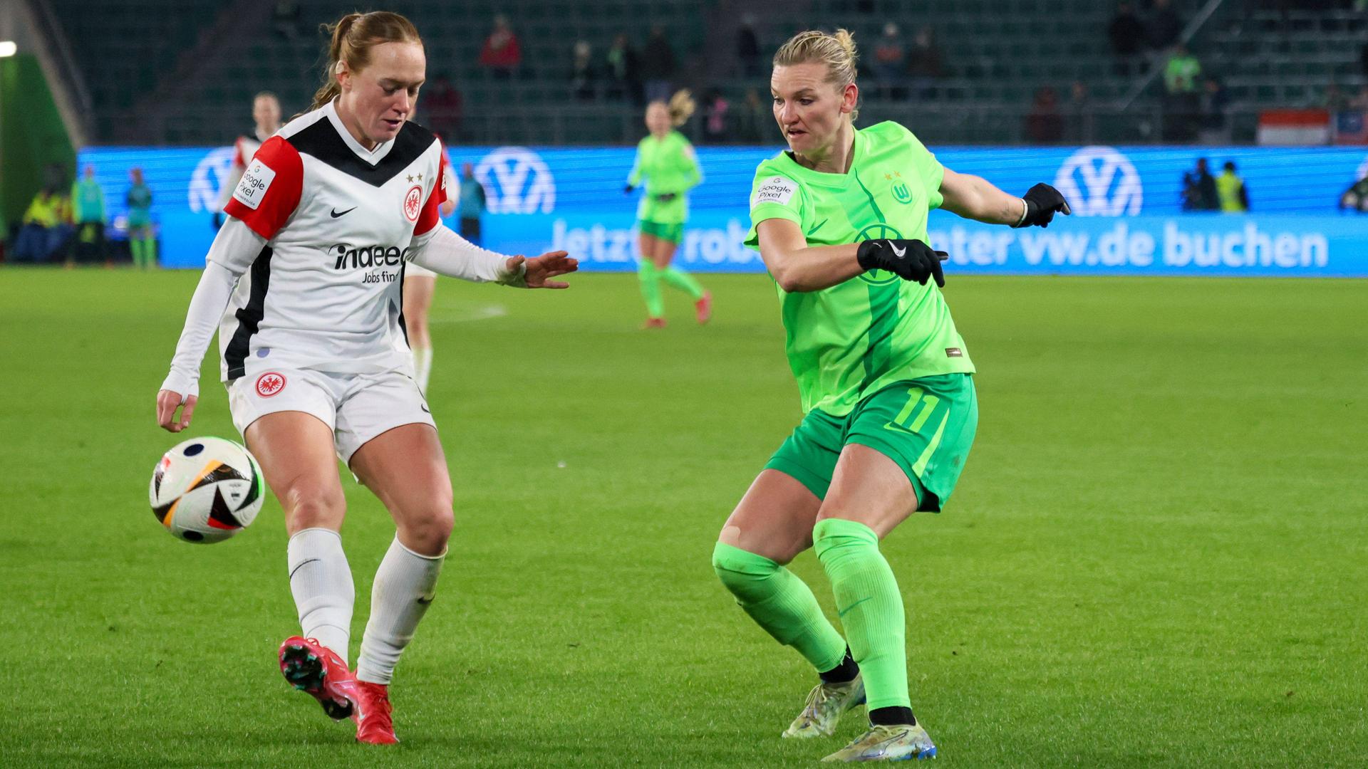 Frauenfußball: Wolfsburg - Frankfurt