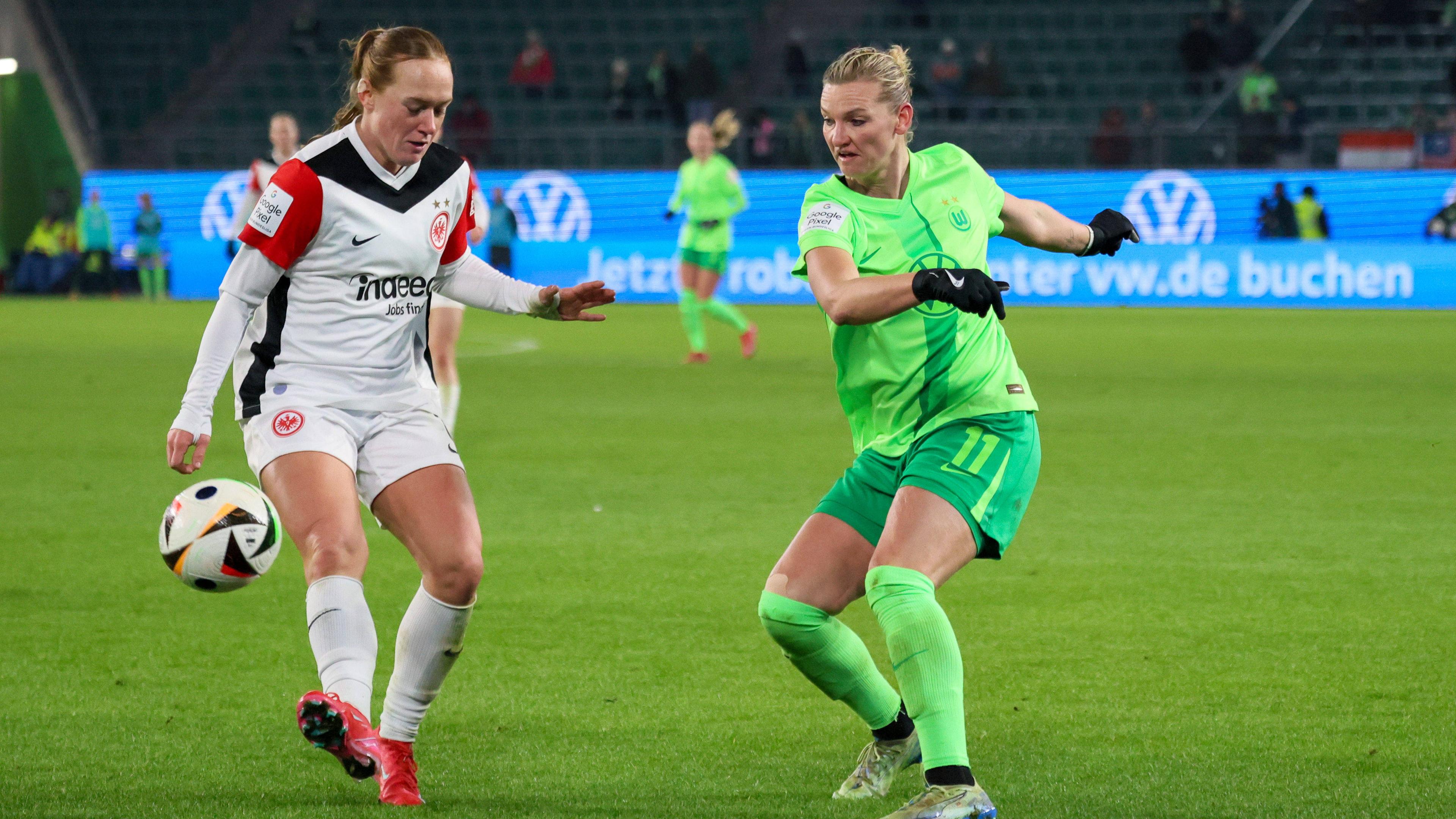 Frauenfußball: Wolfsburg - Frankfurt