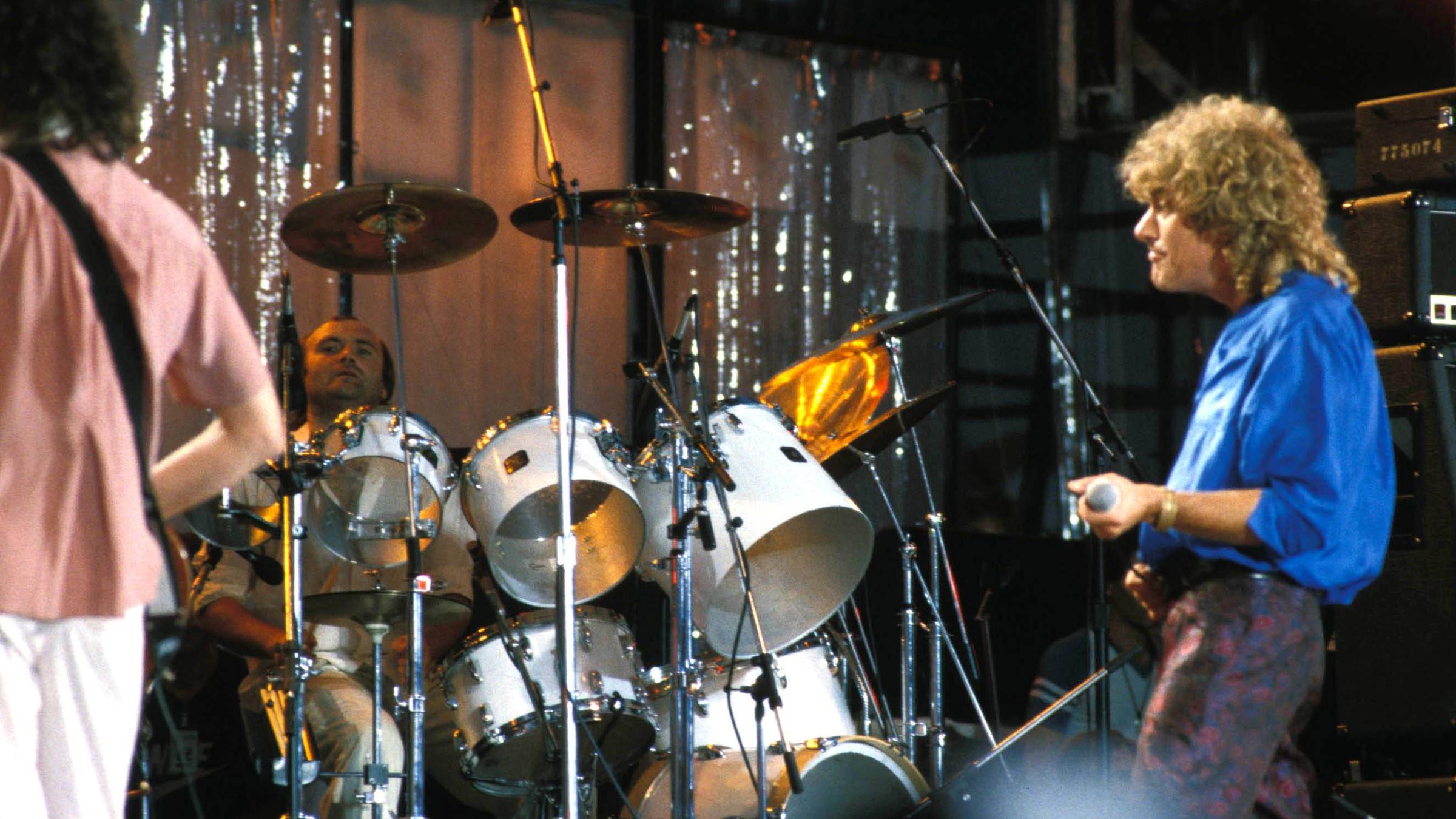 June 16 2005 A0303 LIVE AID CONCERT 1985 PHILADELPHIA VETERAN S STADIUM FRED DEVANN LED ZEPPELI