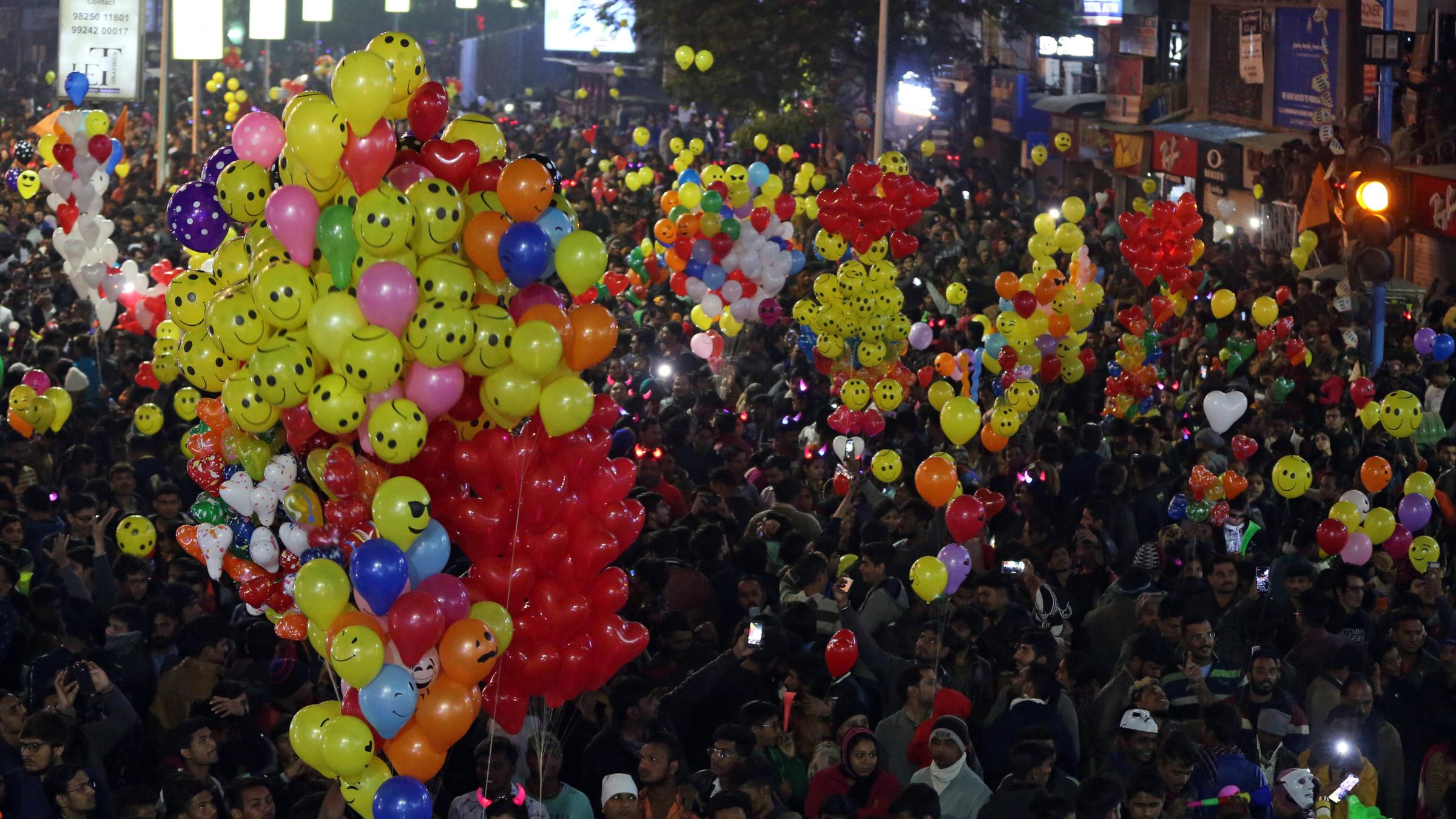Ballonmeer in Indien