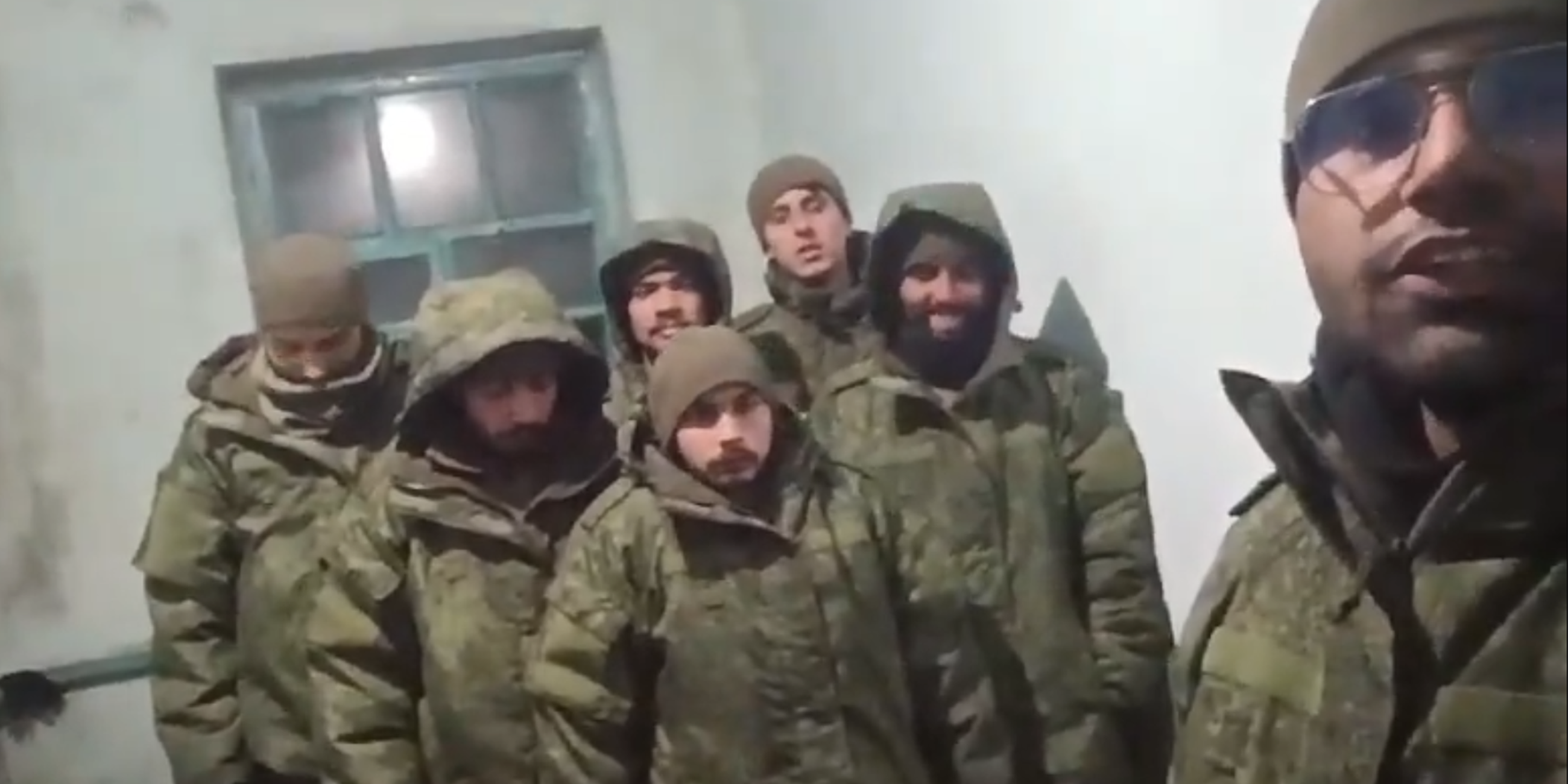 Indische Kämpfer in Russland