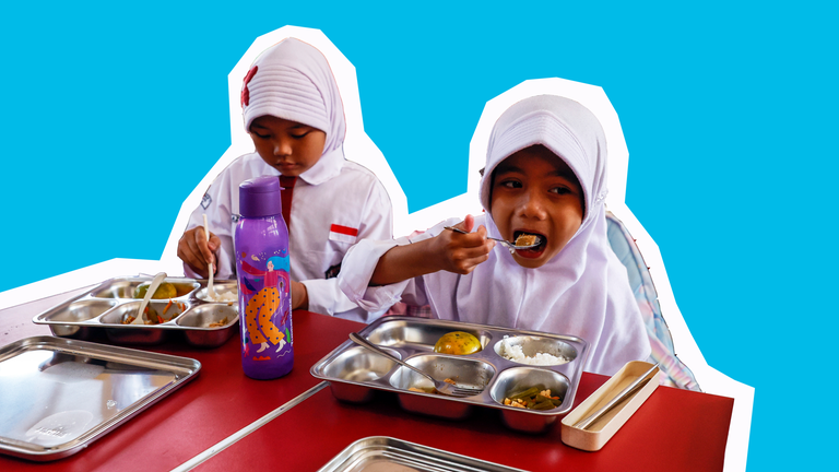 Indonesien Schulessen