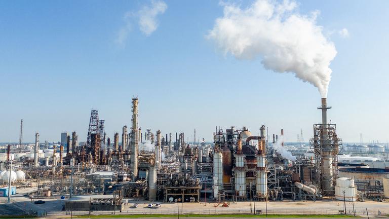 Industriepark in Houston, Texas