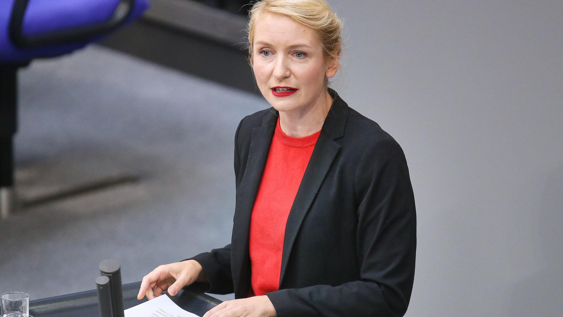 Bundestagsabgeordnete der Linken Ines Schwerdtner