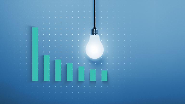 Das Vorschaubild für einen Inflationstext zeigt die Balken einer Grafik, die für Preissteigerungen verschiedener Produkte stehen.
