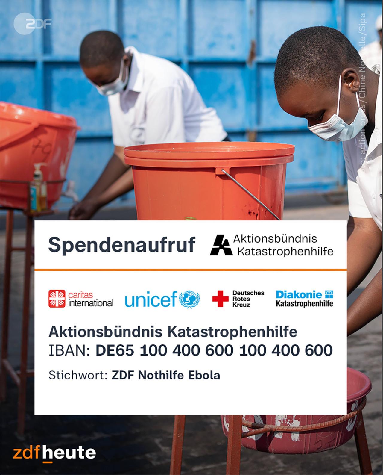 Infografik: Spendenaufruf