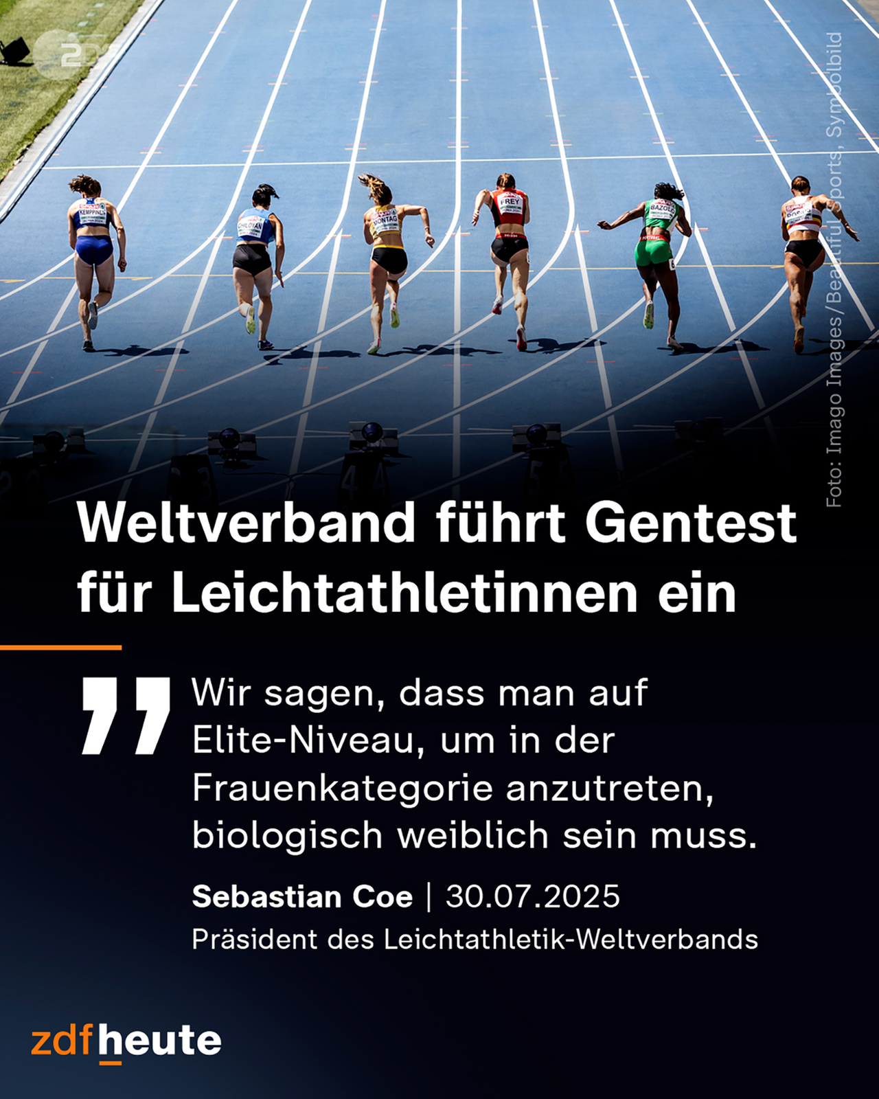 Infografik: Weltverband führt Gentest für Leichtathletinnen ein