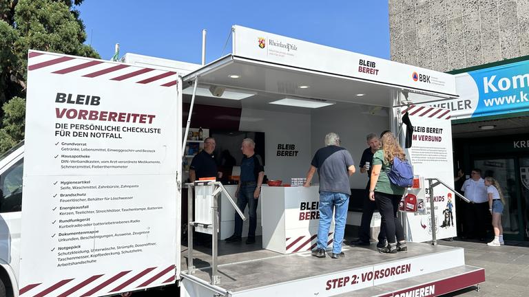 Mobil des Landesamts für Brand- und Katastrophenschutz (LfBK) in Rheinland-Pfalz