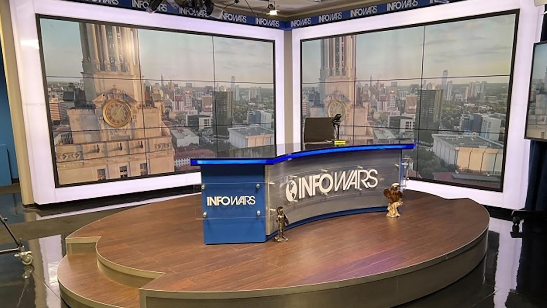 Fernsehstudio von Infowars