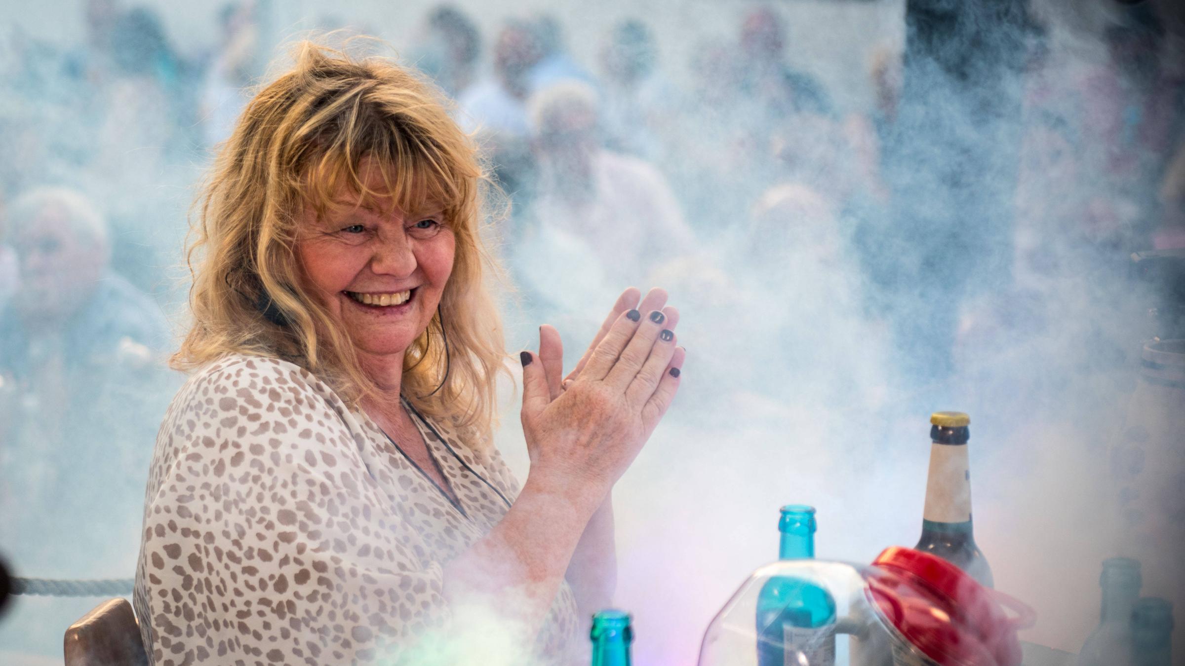  Inger Nilsson, bekannt als Pipi Langstrumpf-Darstellerin am 08.07.2023.