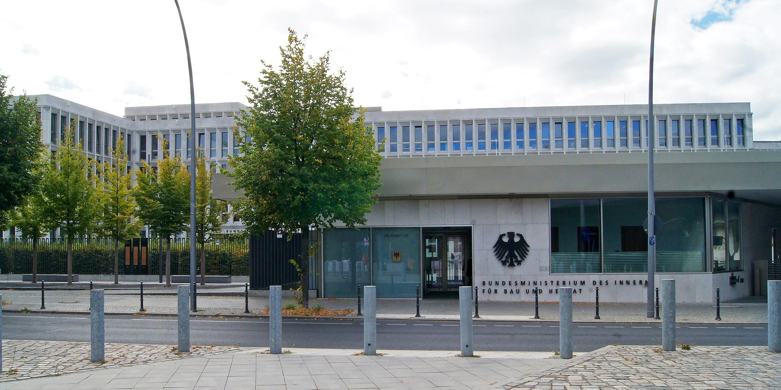 Das neue Gebäude des Bundesministerium des Innern für Bau und Heimat