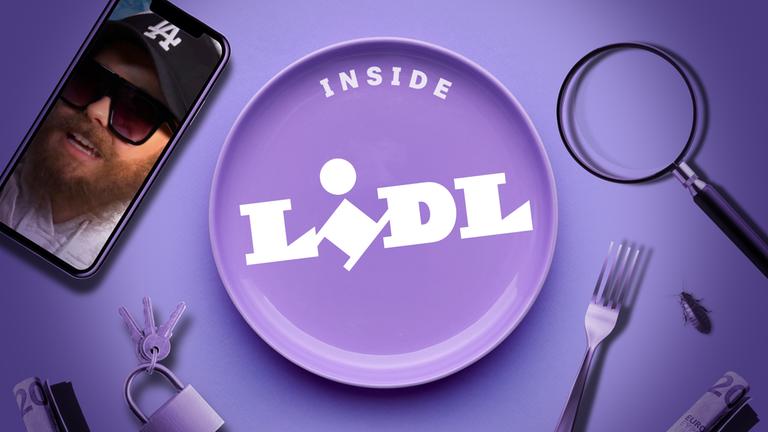 Flo Reza das Lidl Logo und der verkleidete Insider 