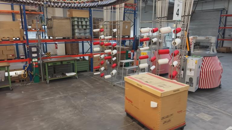 Eine Produktionshalle