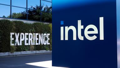 Die Intel-Unternehmenszentrale in Santa Clara, Kalifornien, USA