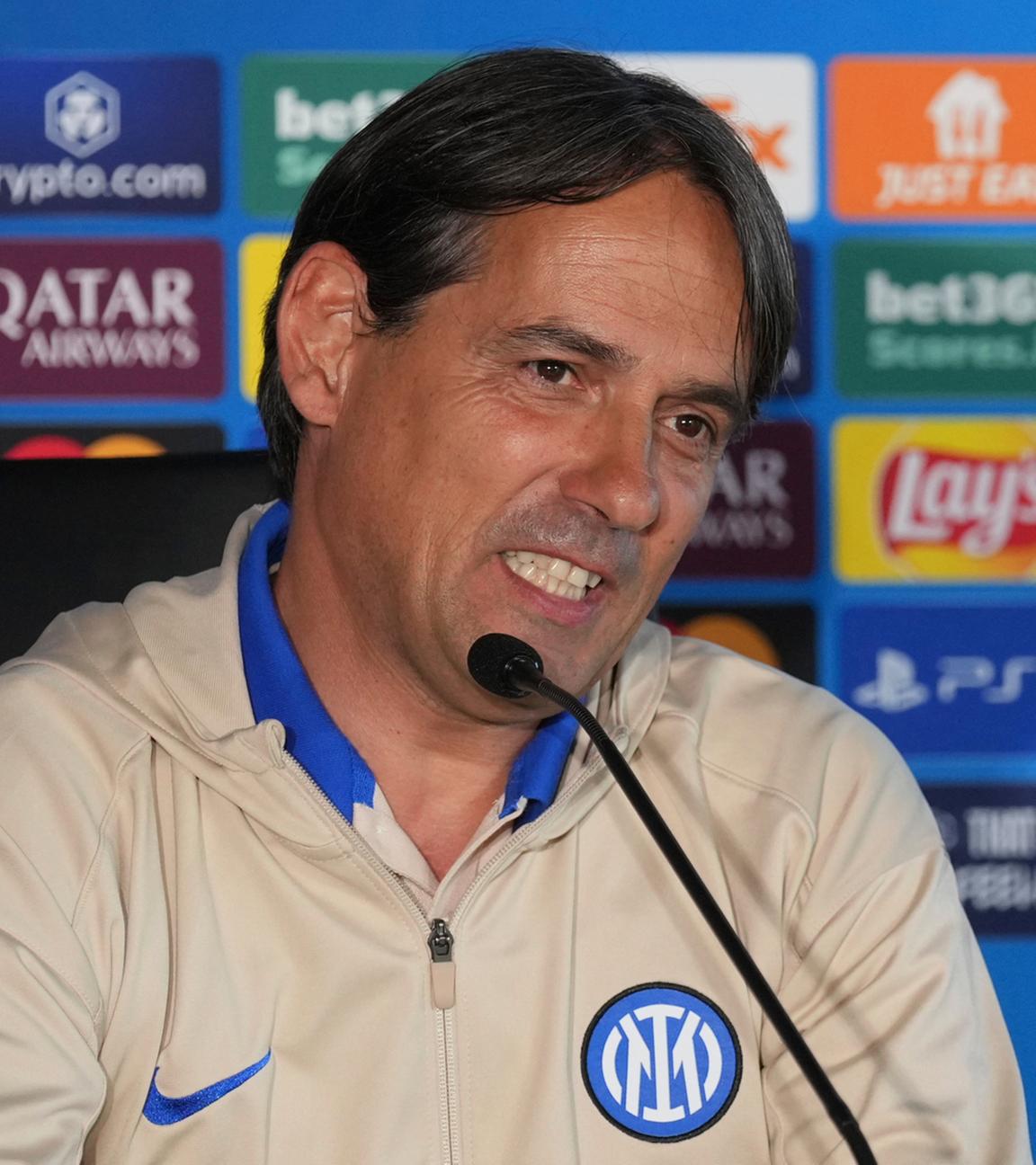 Inter Mailands Cheftrainer Simone Inzaghi