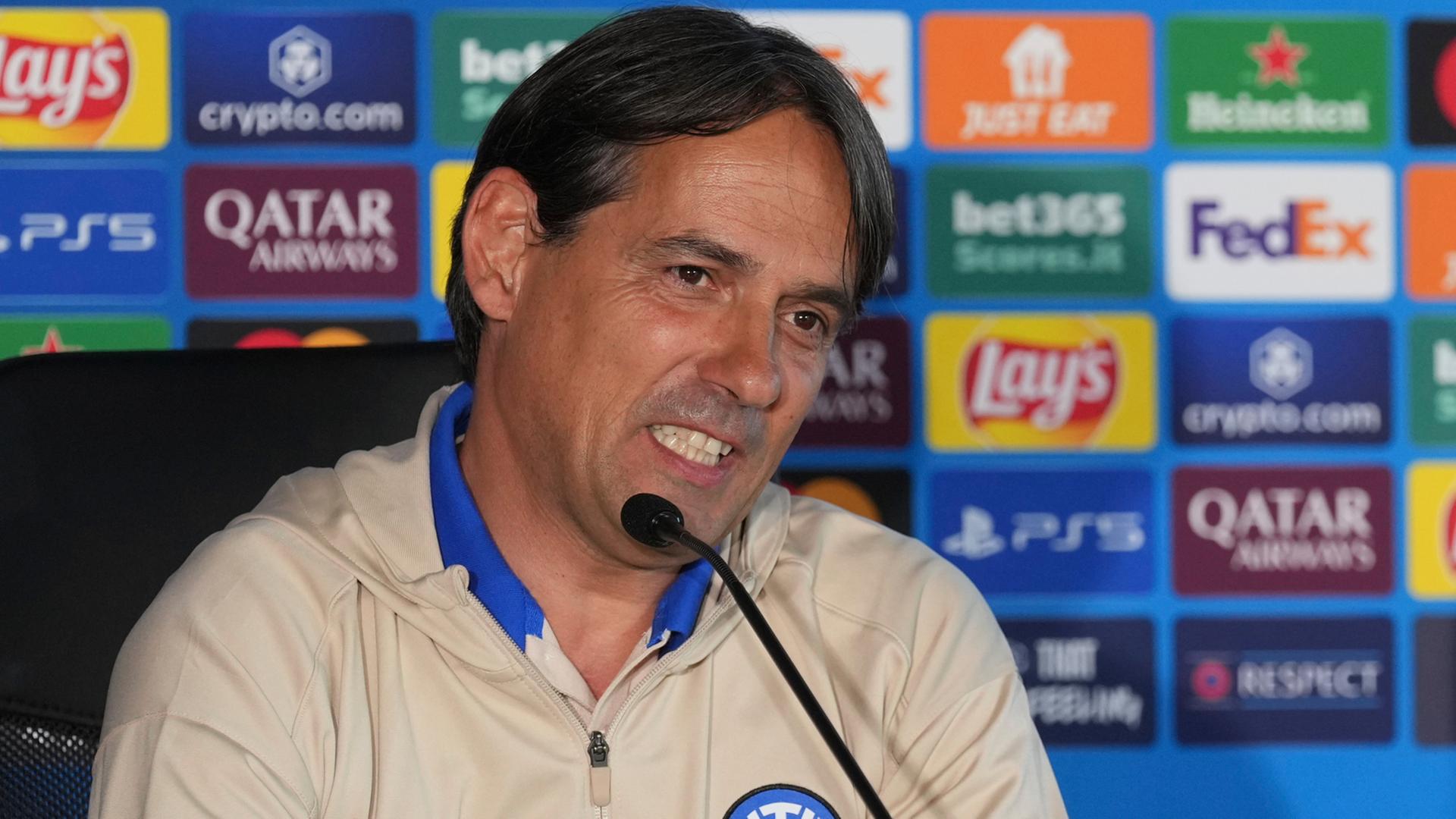 Inter Mailands Cheftrainer Simone Inzaghi