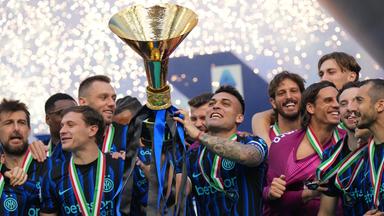 Inter Mailand feiert die Meisterschaft der Serie A.