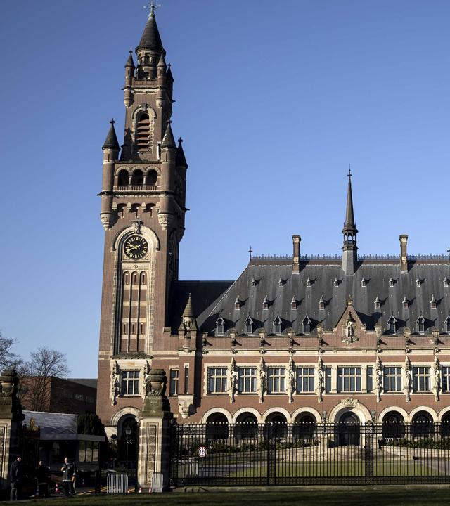 Internationaler Gerichtshof in Den Haag, aufgenommen am 07.03.2022