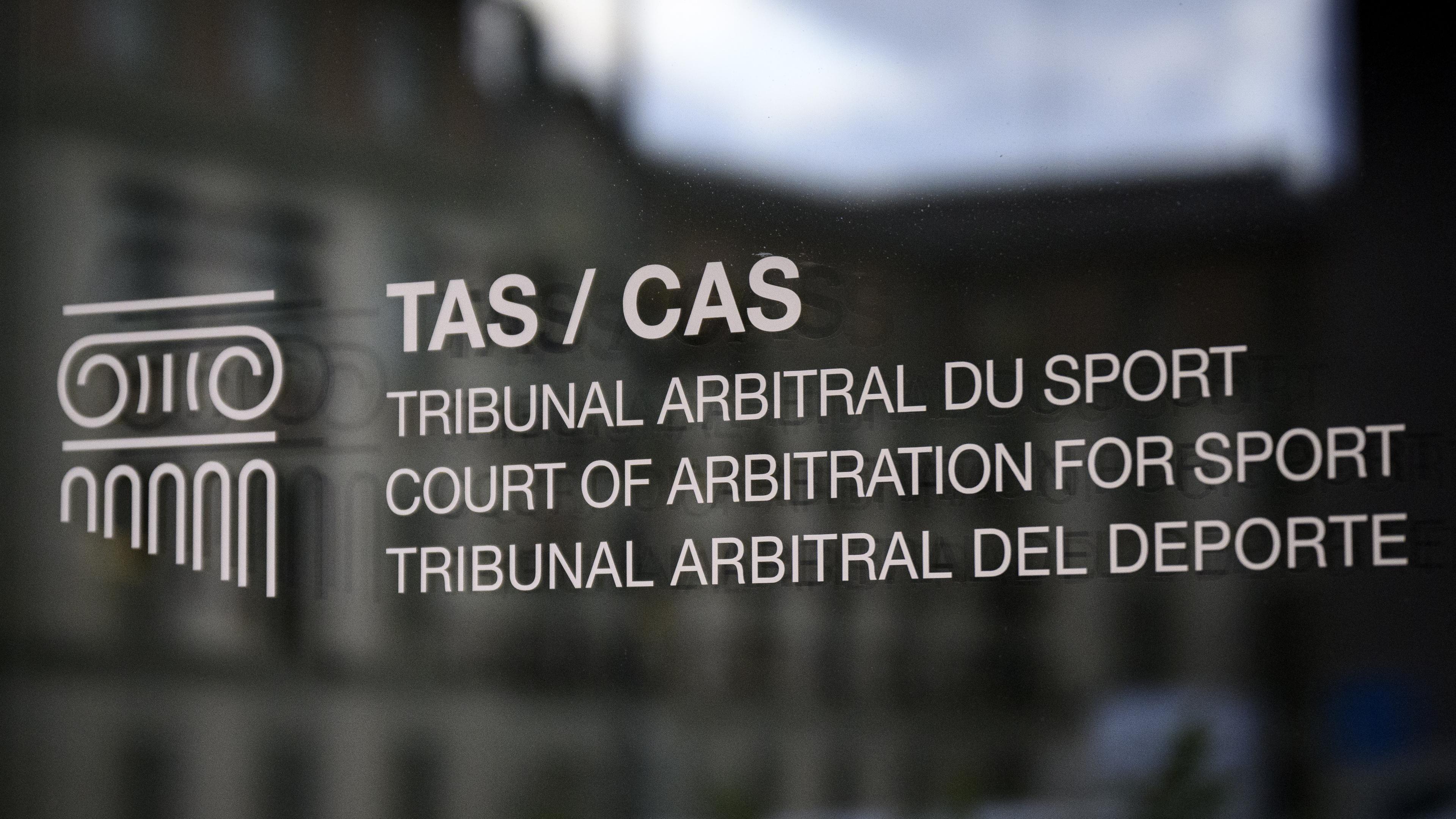 Das Logo des Internationalen Sportgerichtshofs CAS.