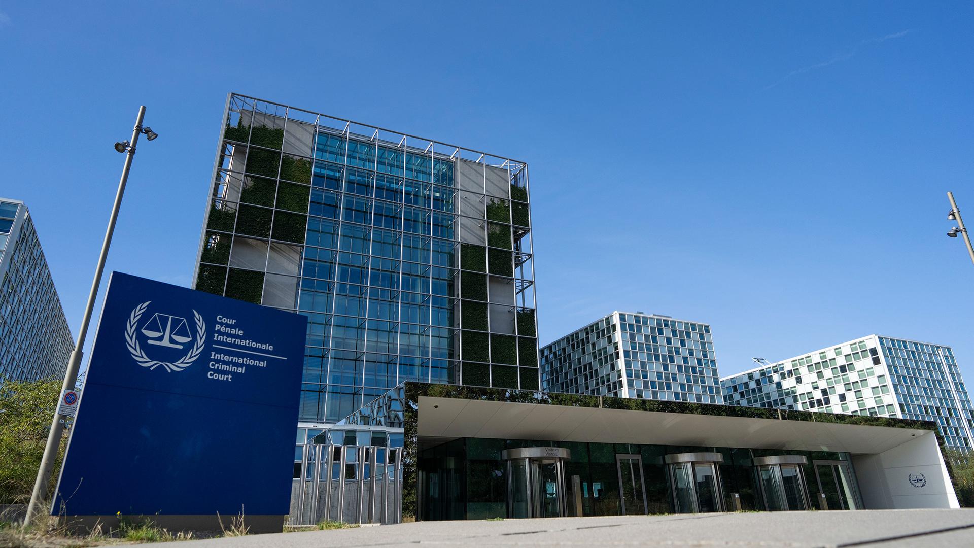 Blick auf den Internationalen Strafgerichtshof (ICC)