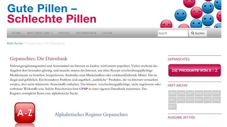 Internetdatenbank: Gepanschte Arzneimittel