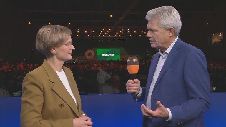 Franziska Brantner, neugewählte Parteivorsitzende von Bündnis 90/Die Grünen