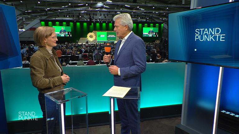 Franziska Brantner bei der Bundesdelegiertenkonferenz in Hannover