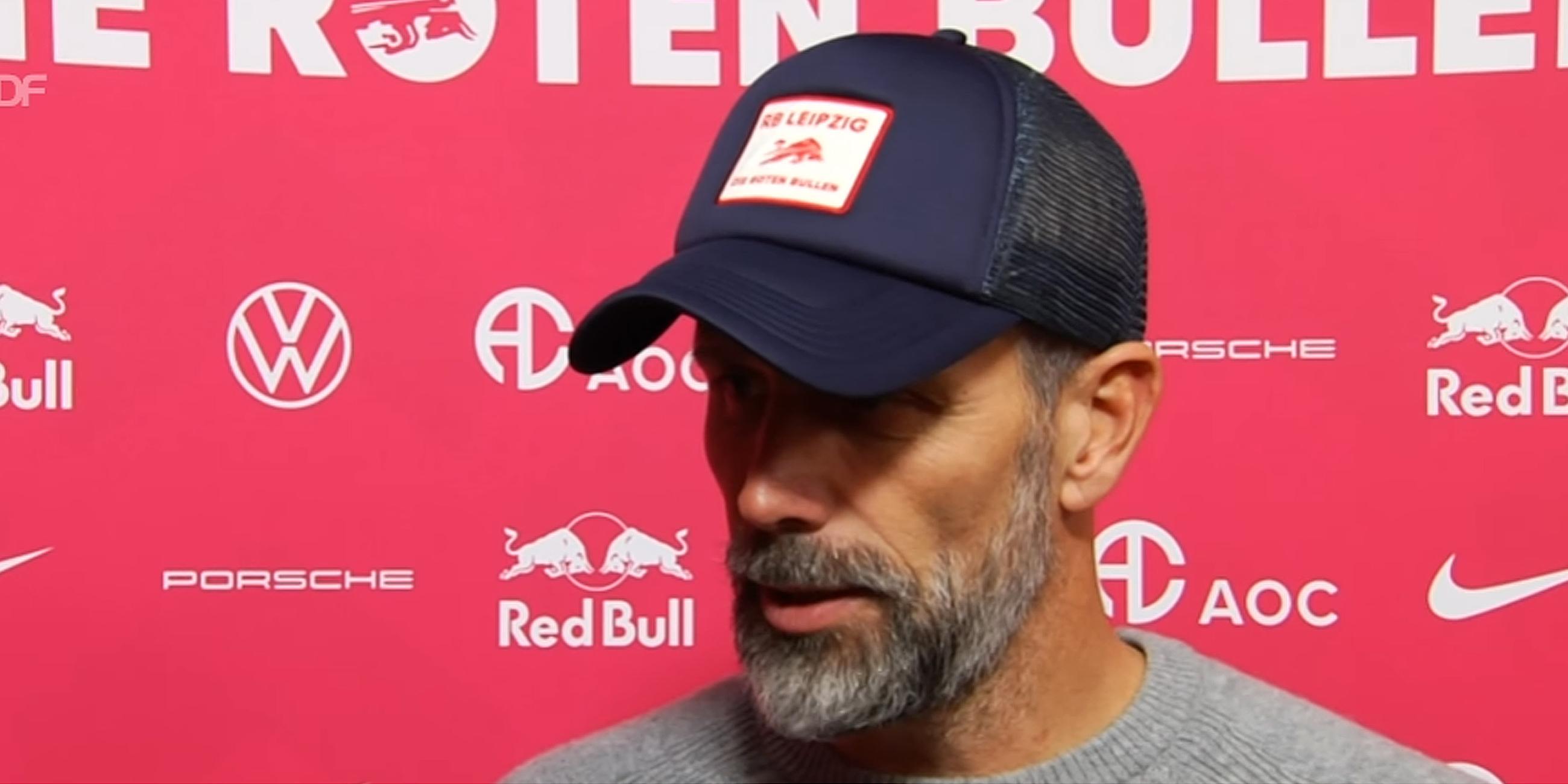 RB Leipzig Trainer Marco Rose im Interview.