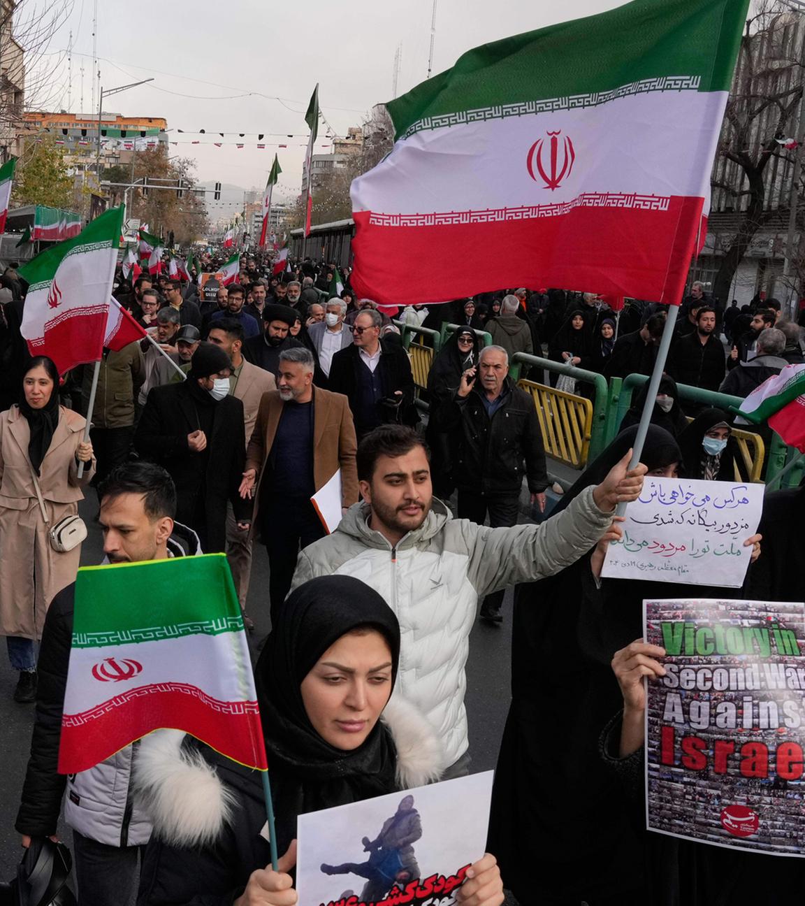 Pro-Regierungs-Demonstration in Teheran