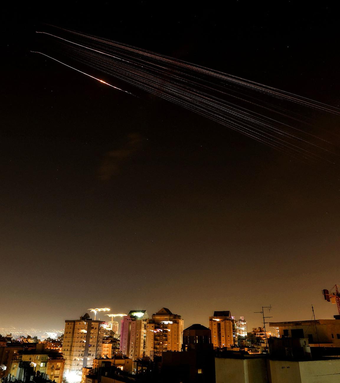 Iranischer Raketenangriff auf Israel