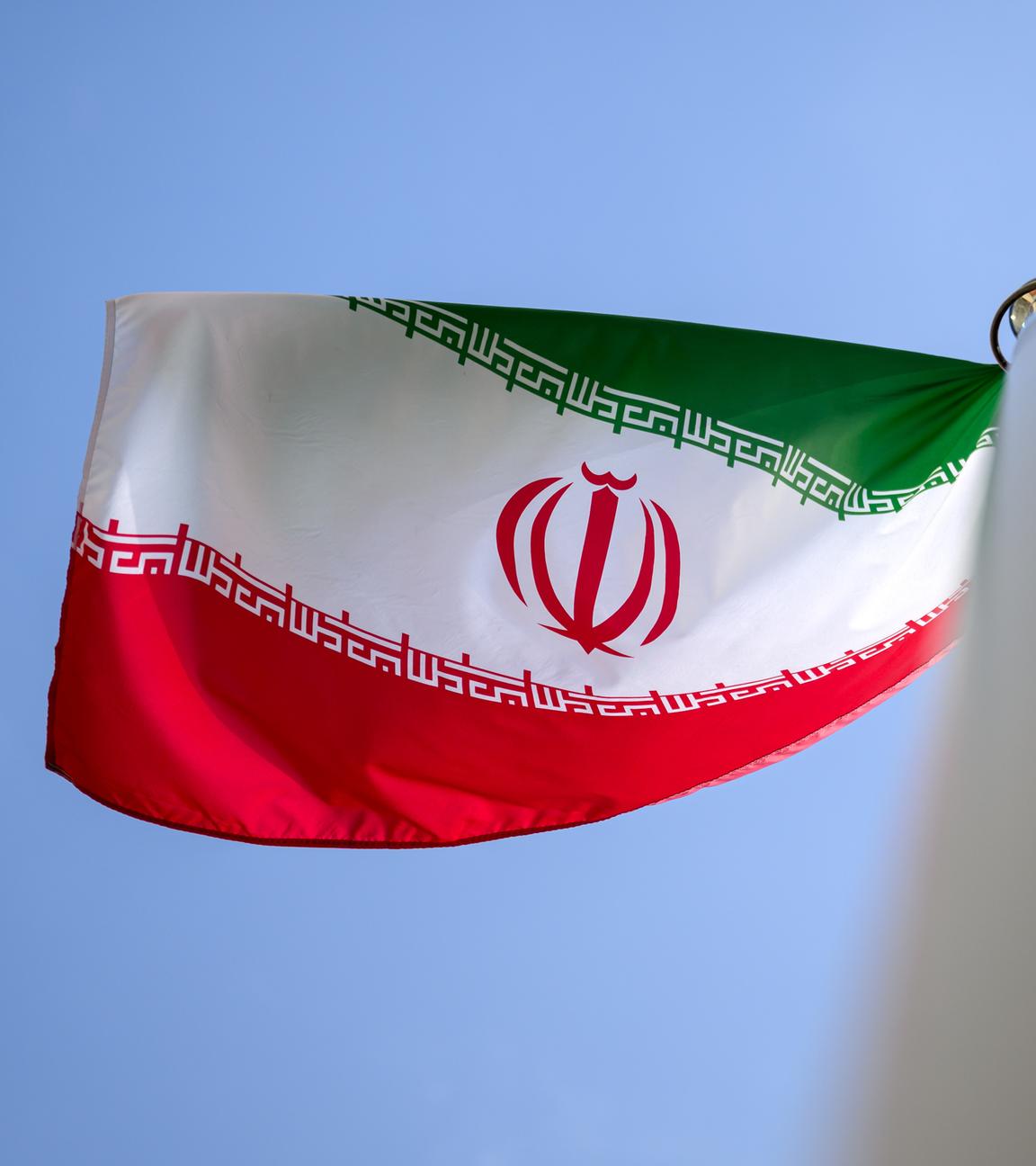 Die Iran Flagge 