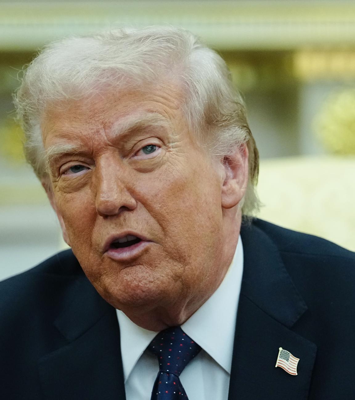 US-Präsident Donald Trump im Weißen Haus.