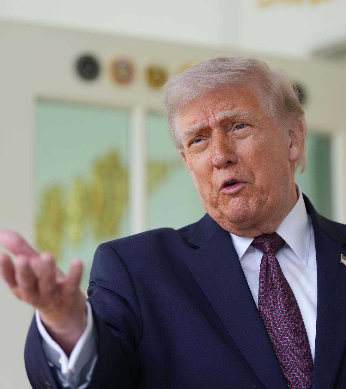 USA: Washington: Nachdem die USA ein iranisches Schiff angegriffen haben, stehen die Chancen für weitere Verhandlungen schlecht. Zu sehen ist US-Präsident Donald Trump.