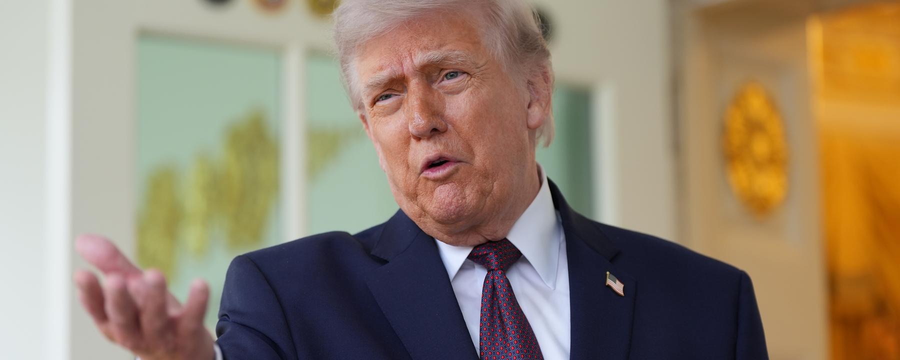 USA: Washington: Nachdem die USA ein iranisches Schiff angegriffen haben, stehen die Chancen für weitere Verhandlungen schlecht. Zu sehen ist US-Präsident Donald Trump.