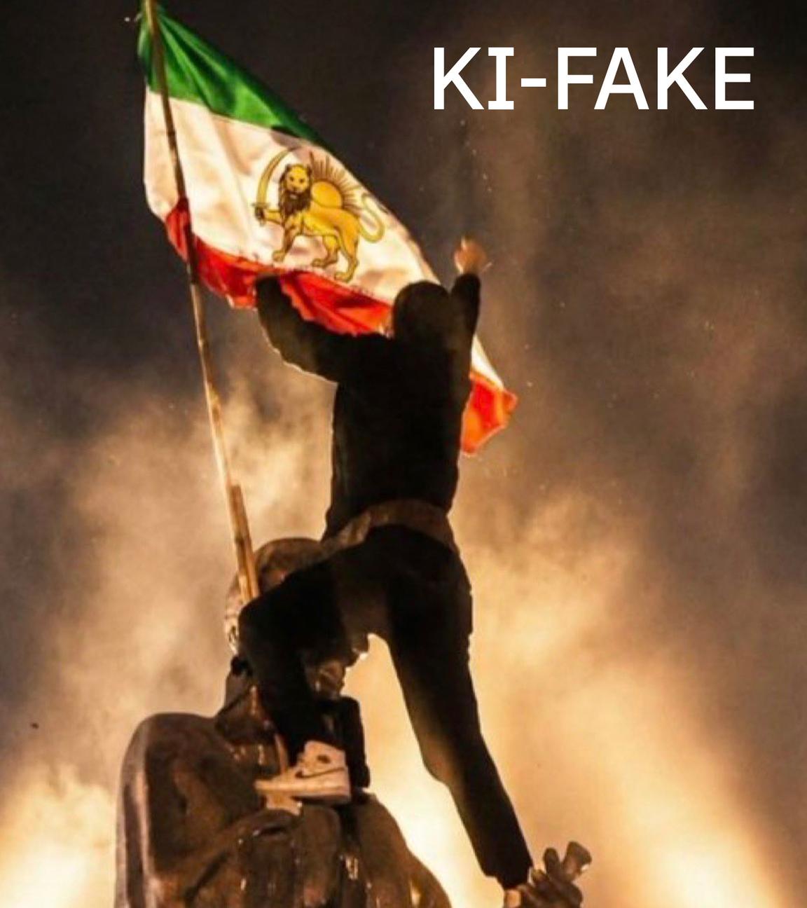 Iran Protest - Fake-Bild 