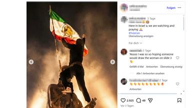 Iran Protest - Fake-Bild 