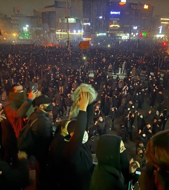 Proteste gegen das Mullah-Regime in Teheran