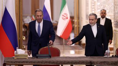 Russian Foreign Minister Sergey Lavrov visits Tehran